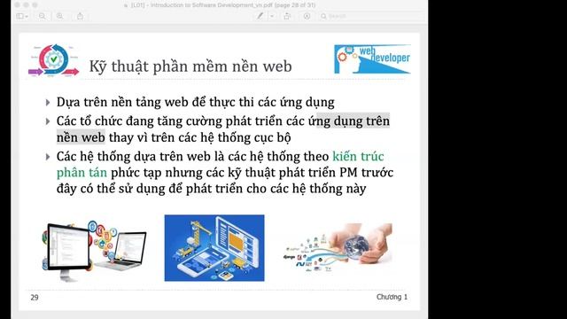 Phát triển phần mềm | Chương 1 - Giới thiệu phát triển phần mềm | phần 3 смотреть онлайн