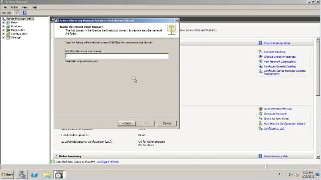 Windows Server 2008 R2 Basics #1 - Active Directory Installation смотреть онлайн