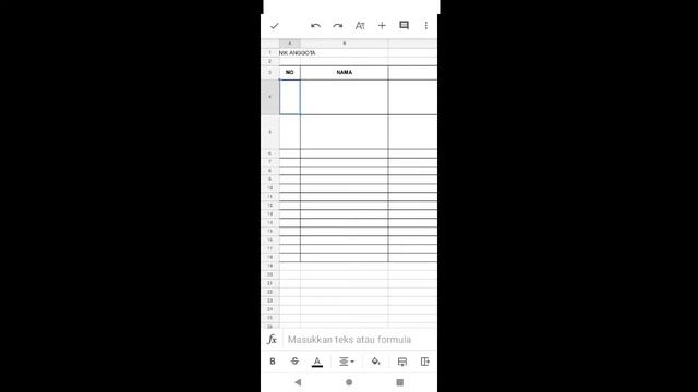 CARA MENGISI LINK GOOGLE SPREADSHEET DENGAN HP смотреть онлайн