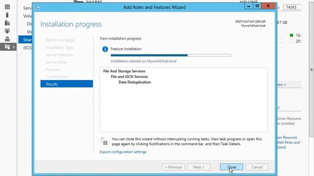 Server 2012 - Data De-duplication feature install and configuration смотреть онлайн