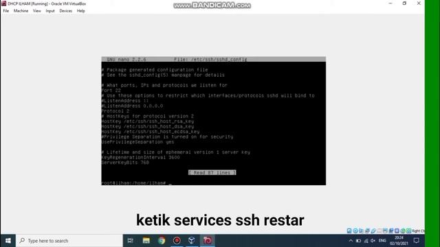 Cara menginstal, mengkonfigurasi, dan pengujian remote server | virtualbox | debian 7 смотреть онлайн