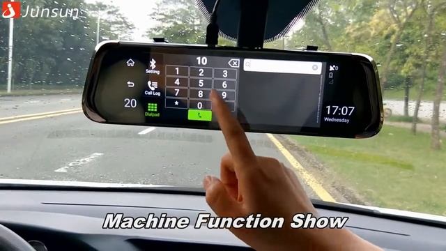 Junsun A931 4G ADAS Car DVR Camera 10 Android Stream Media Rear View Mirror FHD 1080P WiFi GPS Dash смотреть онлайн