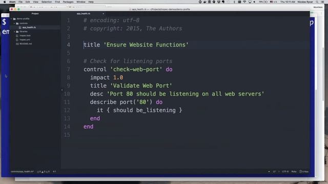 Defining Your Environment with InSpec by Chef смотреть онлайн