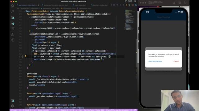 Open App Settings Dialog BLoC|Location Permission implementation differences between Android and IO смотреть онлайн
