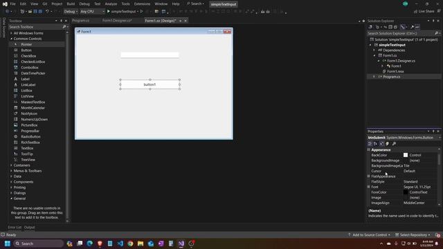 Getting started with C-Sharp is coming soon | Create a simple Windows Forms app with Visual Studio смотреть онлайн