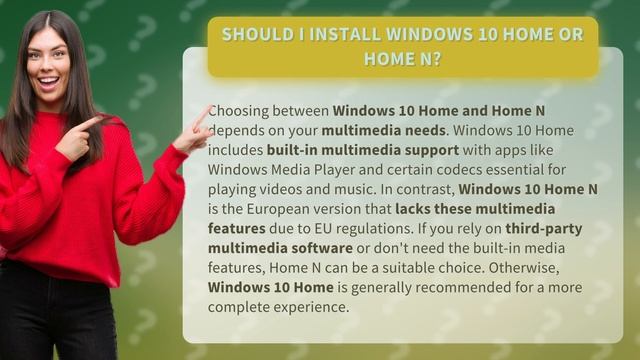 Should I install Windows 10 home or home N? смотреть онлайн