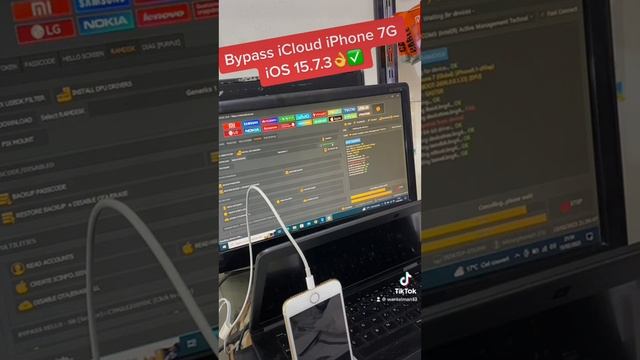 Bypass iCloud iPhone 7G iOS 15.7.3 💯✅ by unlock tool смотреть онлайн