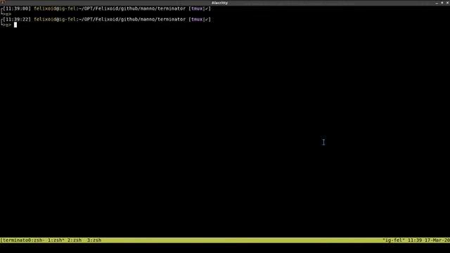 terminator + tmux control mode смотреть онлайн