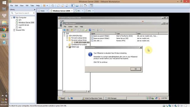 Cấu hình dịch vụ DNS và Mdaemon trên Windows Server 2008 смотреть онлайн