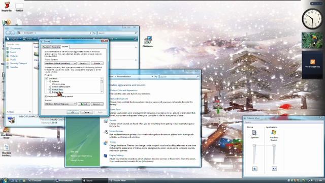 Windows XP Christmas theme on Windows Vista (+ Demo) смотреть онлайн