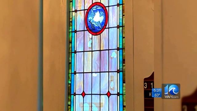 154-year-old historic Chesapeake church's stained glass windows broken with stones смотреть онлайн