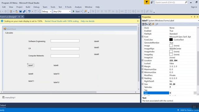 Windows Programming using Menu Strips using C#Program.NET ,P- 20 смотреть онлайн