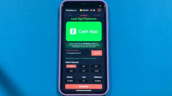 Earn Free Cash App Money WATCHING Twitch Streams thru STRIMLY APP