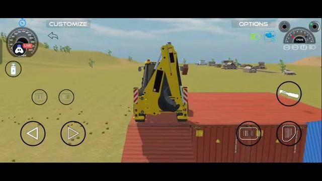 ✅JCB 3DX Backhoe Loader With Passenger New Mod Bus Simulator Indonesia Android Gameplay смотреть онлайн