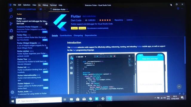 How to install Visual Studio Code on Windows for Flutter development смотреть онлайн