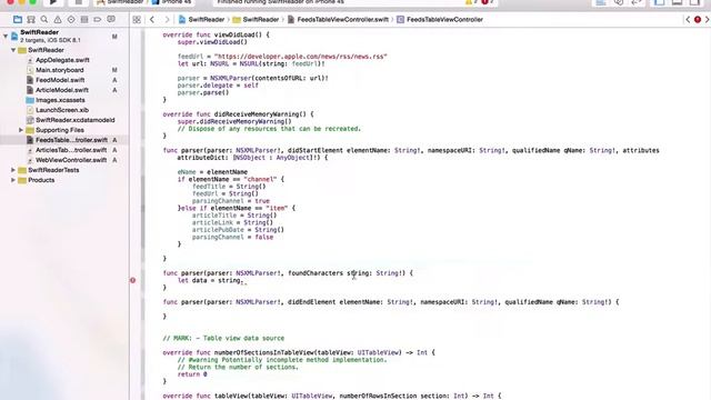 iPhone App Development With Swift - Implementing NSXMLParserDelegate смотреть онлайн