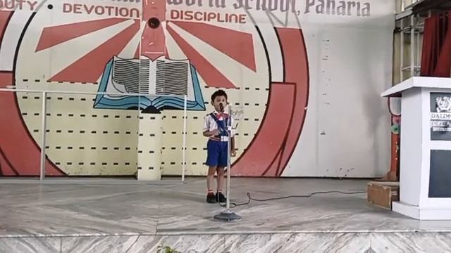 Show and Tell Activity for Kids | Master Devansh is talking about Apple। Stage Performance #school смотреть онлайн