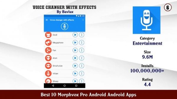 Best 10 Morphvox Pro Android Android Apps