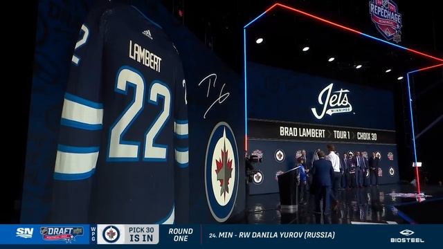Winnipeg Jets Take Brad Lambert With No. 30 Pick In 2022 NHL Draft смотреть онлайн
