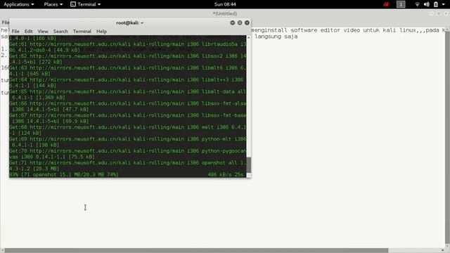 Tutorial install video editor for Kali linux смотреть онлайн