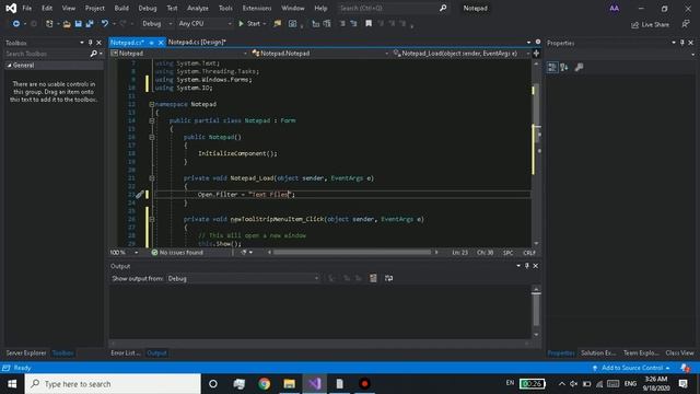 How to Make a Notepad with C# Net смотреть онлайн