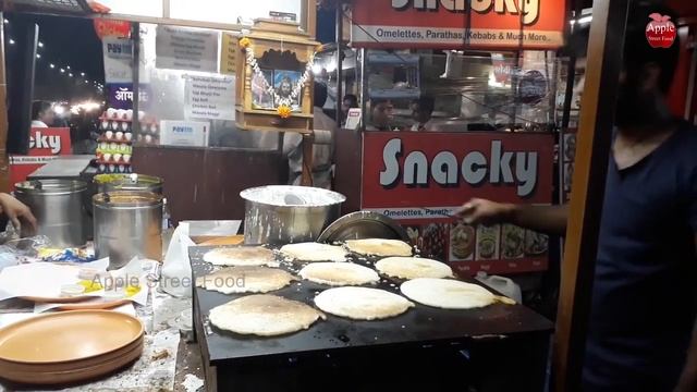 Onion Cheese Uttapam - Uthappa South Indian Style - Apple Street Food смотреть онлайн