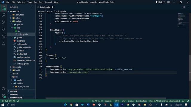 How to Enable MultiDex Enabled for flutter project | Flutter Multidex Handling is Disabled #multide смотреть онлайн
