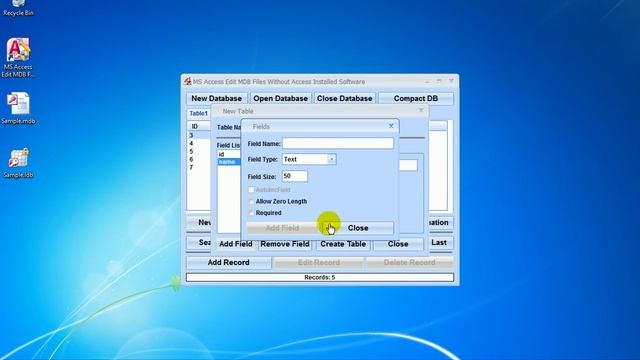 How To Use MS Access Edit MDB Files Without Access Installed Software смотреть онлайн