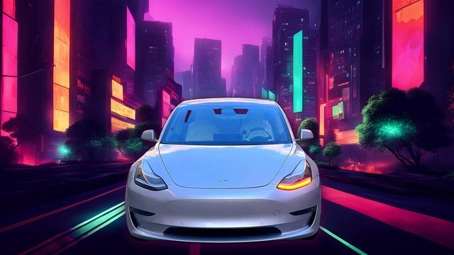 M83 "Midnight City" - Tesla Light Show смотреть онлайн