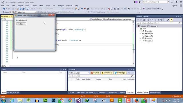053 - N - C# RadioButton MouseEnter Event Handler смотреть онлайн