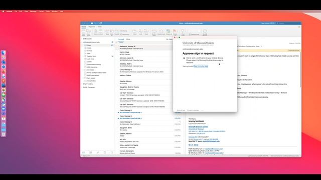 Configuring Outlook for MacOS after M365 Migration смотреть онлайн