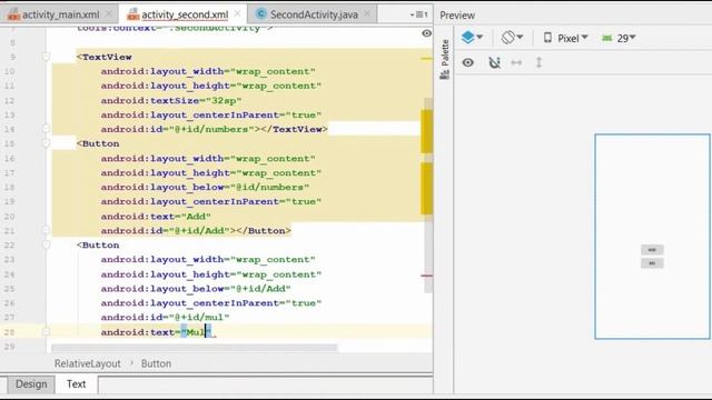 Move Data from One Activity to Another Activity in Android Studio | Intent in Android Studio смотреть онлайн