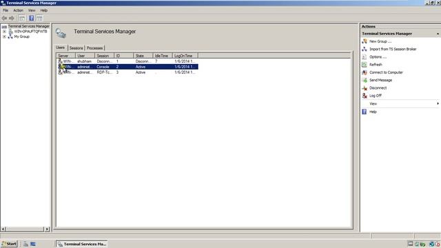 How to Manage Terminal Servise Maneger in 2008 смотреть онлайн