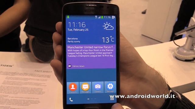 Samsung Tizen, anteprima in italiano da MWC 2014 смотреть онлайн