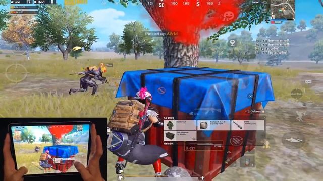IPAD PRO 2020 HANDCAM 5 FINGERS FULL GYROSCOPE GAMEPLAY PUBG MOBILE смотреть онлайн