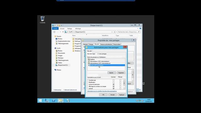 [Formation]Configuration des fichiers de partage sous Windows Server 2012|FR смотреть онлайн