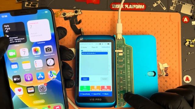 How to repair projector Face ID with JCID Pro Programmer смотреть онлайн