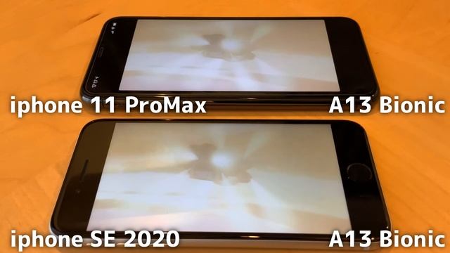 iphone SE 2020 BENCHMARK (Comparison with iphone11 ProMax) смотреть онлайн