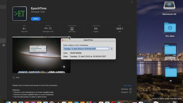 [MAC] Developer Tools: EpochTime Basic Overview смотреть онлайн
