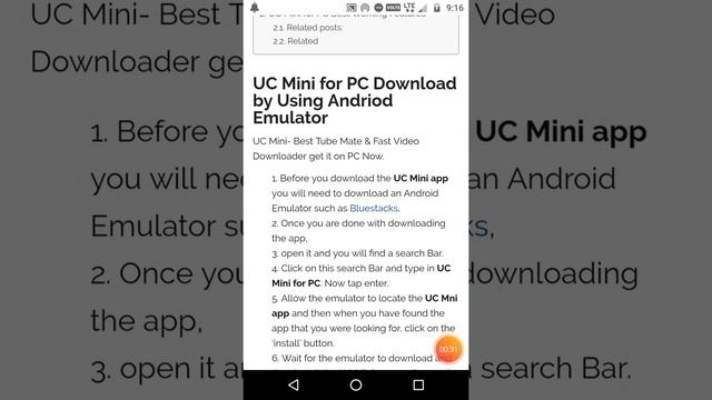 UC Mini for PC-Mac or Windows 7,10,8-Free Download смотреть онлайн