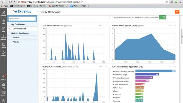 ExtraHop Citrix Dashboard Walk-Thru смотреть онлайн