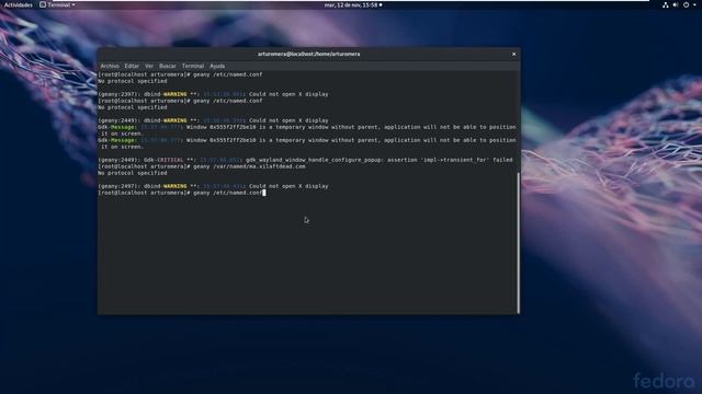 Instalación y configuración del servidor DNS BIND en Fedora смотреть онлайн