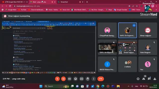 Google Meet Livestream смотреть онлайн
