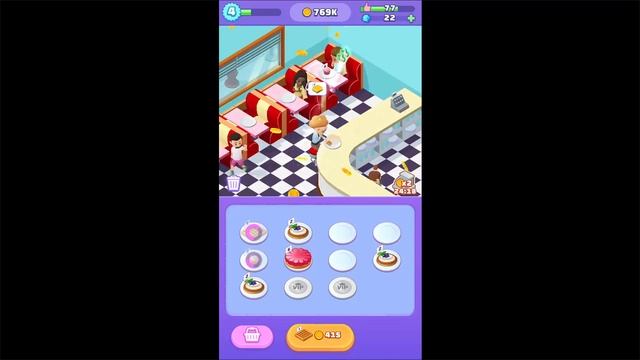 Merge Bakery - Idle Dessert Tycoon Clicker Game (Gameplay Android) смотреть онлайн