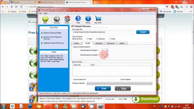 Hacking - Passwort einer ZIP-Datei hacken (Brute-Force-Attacke) смотреть онлайн