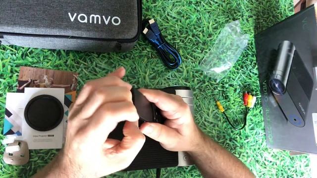 Vamvu projector unboxing and linking Ipad to watch Disney plus смотреть онлайн