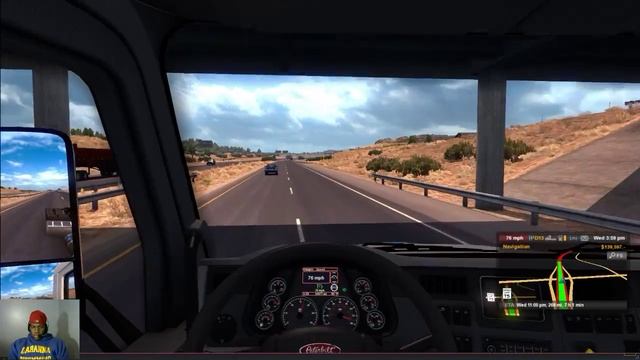 American Truck Simulator [LIVE HD] - Peterbuilt 579 смотреть онлайн