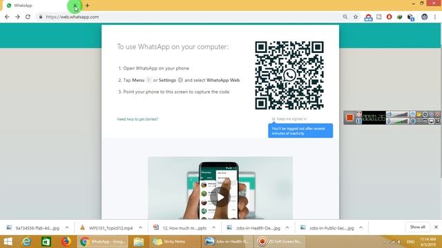How to use WhatsApp in Computer in hindi 2019 - Windows 10 смотреть онлайн