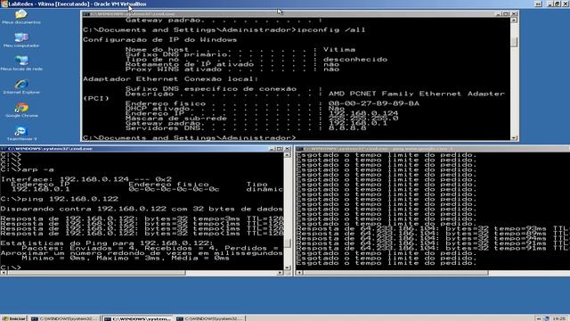 ARP Cache Poisoning utilizando Netwox 33 смотреть онлайн