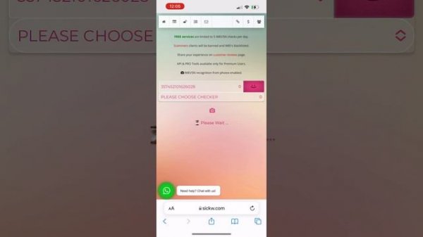 SICKW.com iMEi Check - NEW Feature: Scan iMEi or Serial from photo.